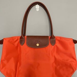 Longchamp Le Pliage Orange Tote 🍊 Excellent Conditon
